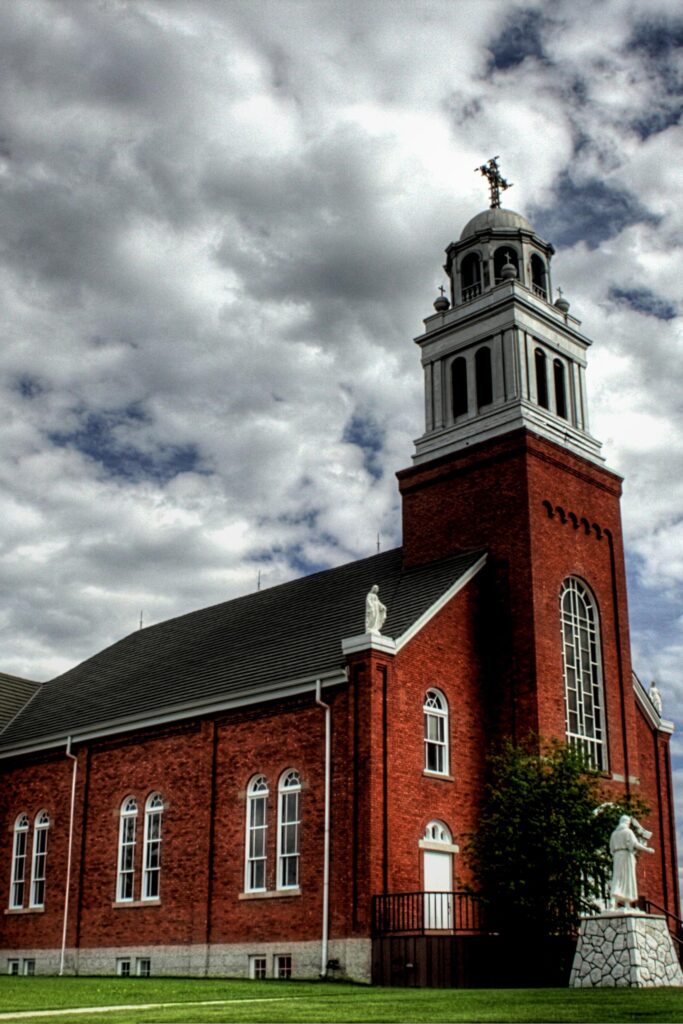 Saint Vital Roman Catholic Church in Beaumont, Alberta, Canada.