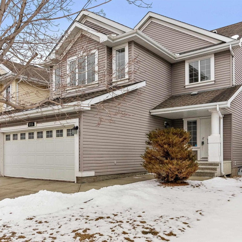 The exterior of a home for sale in Summerside.